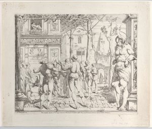 Das Martyrium des Heiligen Christophorus, Secondo Quadro, 1776 von Giovanni David