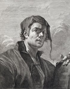 Gerrit van Honthorst (1590-1656), graviert von Cosimo Mogalli (1667-1730)