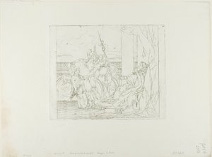 Aeneas stellt seinen Sohn Ascanius Dido vor