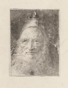 Bärtiger alter Mann mit Hut, aus der Raccolta di Teste (Sammlung von Köpfen) von Giovanni Domenico Tiepolo