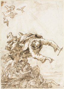 Gott der Vater mit Engeln und Cherubinen, 1758 oder später