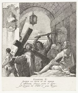 Kreuztragung Christi von Giovanni Domenico Tiepolo