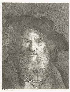 Mann mit Barett