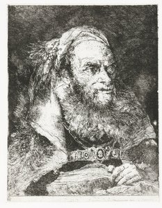 Mann mit aufgeschlagenem Buch von Giovanni Domenico Tiepolo
