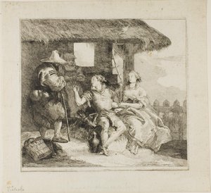 Heirat von Angelica und Medoro