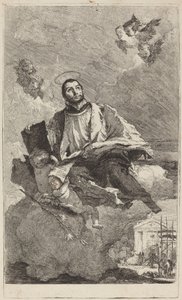 Heiliger Gaetano von Thiene von Giovanni Domenico Tiepolo
