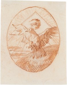 Taube und Auge Gottes, Sinnbild des Heiligen Geistes