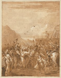 Der Abschied der Heiligen Petrus und Paulus von Giovanni Domenico Tiepolo