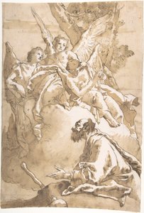 Die drei Engel erscheinen Abraham bei den Eichen von Mamre
