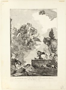 Die Jungfrau erscheint St. Simon Stock von Giovanni Domenico Tiepolo
