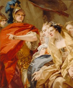 Die Frauen des Darius bitten um die Gnade Alexanders von Giovanni Domenico Tiepolo