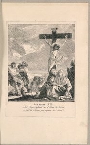 Via Crucis - Station XII, Die Kreuzigung von Giovanni Domenico Tiepolo