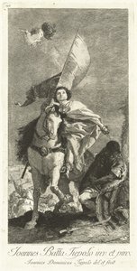 Heiliger Jakobus von Compostela von Giovanni Domenico Tiepolo after Giovanni Battista Tiepolo