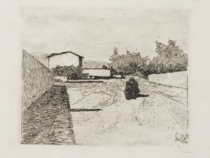 Eine Straße von Giovanni Fattori