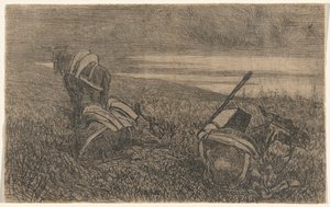 Kleine Esel in Ruhe von Giovanni Fattori