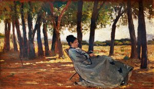 Madam Martelli Castiglioncello, um 1867 von Giovanni Fattori