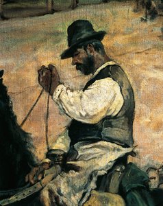 Markierung junger Stiere in der Maremma (Detail)