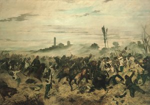 Die Schlacht von Montebello von Giovanni Fattori