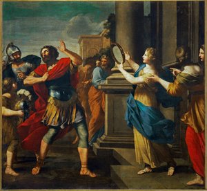 Jephta erkennt seine Tochter