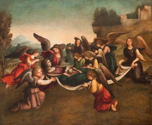 Das Begräbnis der Jungfrau (nach der Restaurierung) von Giovanni Francesco Caroto