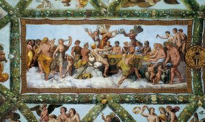 Die Hochzeit von Amor und Psyche von Giovanni Francesco Penni