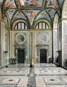 Die Loggia von Amor und Psyche, Westseite der Villa la Farnesina, Erdgeschoss von Giovanni Francesco Penni