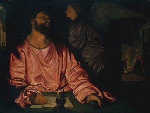 Heiliger Matthäus und der Engel