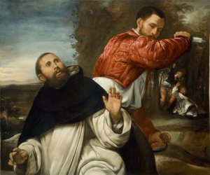 Der Tod des heiligen Petrus Martyr