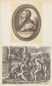 Die Anbetung der Hirten von Giovanni Jacopo Caraglio