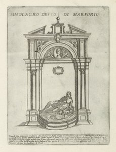 Fontein met het beeld van Marforio von Giovanni Maggi