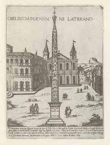 Lateranische Obelisk hinter der St. Johann von Lateran in Rom