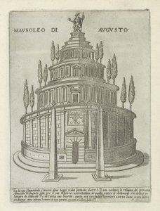 Mausoleum des Augustus in Rom von Giovanni Maggi