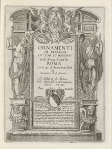Titelblatt mit allegorischen Figuren und Putti von Giovanni Maggi