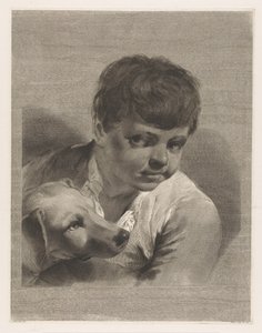 Junge mit Hund von Giovanni Marco Pitteri