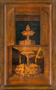 Lignaean Kanonischer Chor, eingelegt von Giovanni Maria Platina 1484, Oberer Stall von Giovanni Maria Platina