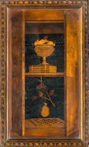Lignaean Kanonischer Chor, eingelegt von Giovanni Maria Platina 1484, Oberer Stall von Giovanni Maria Platina