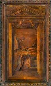 Lignaean Kanonischer Chor, eingelegt von Giovanni Maria Platina 1484, Oberer Stall von Giovanni Maria Platina