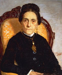 Porträt einer älteren Frau von Giovanni Muzzioli