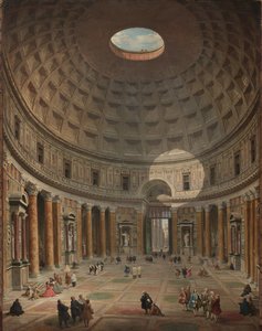 Innenraum des Pantheon, Rom, 1747 von Giovanni Paolo Pannini