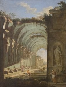 Ruinen mit Thermen von Giovanni Paolo Pannini