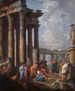 St. Paul auf Malta ergreift die Viper von Giovanni Paolo Pannini