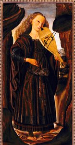 Die Muse Terpsichore, ca. 1480, von Giovanni Santi