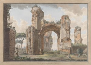 Innenansicht der Bäder von Caracalla