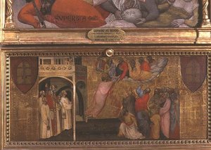Die Himmelfahrt des heiligen Johannes des Evangelisten von Giovanni di Niccolo del Biondo