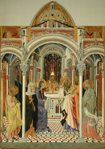 Darstellung Jesu im Tempel, nach 1445 von Giovanni di Paolo