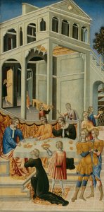 Salome bittet Herodes um den Kopf von Johannes dem Täufer von Giovanni di Paolo