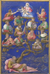 Der Baum Jesse. Um 1535