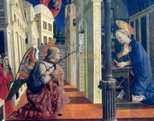 Verkündigung (Detail), ca. 1460