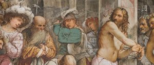 Zentrales Schiff, fünfter südlicher Spann, Geißelung Christi