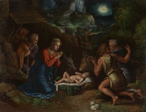 Die Anbetung der Hirten, ca. 1535-40